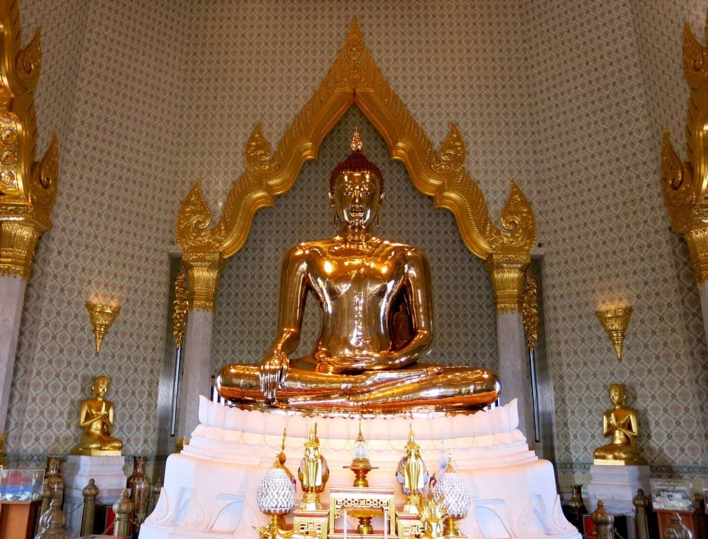 The Golden Buddha Statue In Beautiful Bangkok Thailand TRAVELS WITH TAM