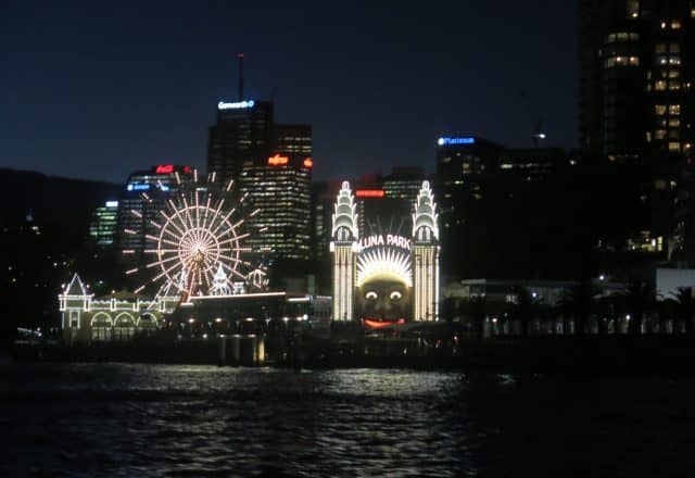 harbour bridge, opera house, circular quay, luna park, sydney