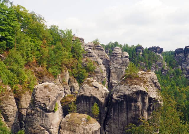 bastei, trip to the bastei, saxon switzerland, national park