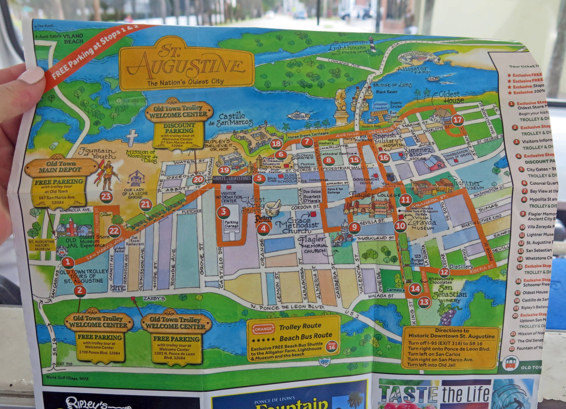 5 Things You Must Do And See In St Augustine Florida TRAVELS WITH TAM   16 Map Of City 