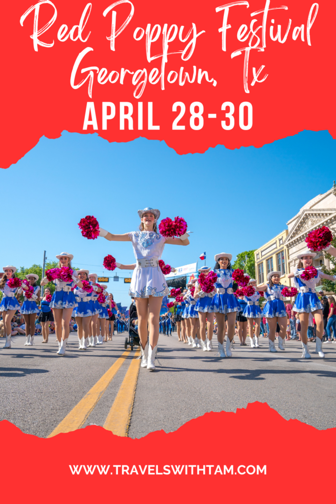 ANNUAL RED POPPY FESTIVAL, TX FULL WEEKEND OF ACTIVITIES